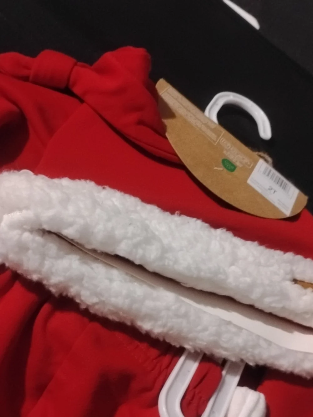 Red Kids Athletic Sweatshirt and Pants Set And A hat